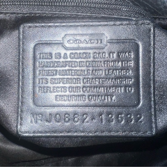 Coach Y2k OP Art Signature Penelope Leather Shoulder Handbag Pocketbook - Picture 10 of 16